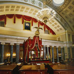 Eagle & Shield in the Old Senate Chamber