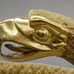 Eagle Head After Water Gilding